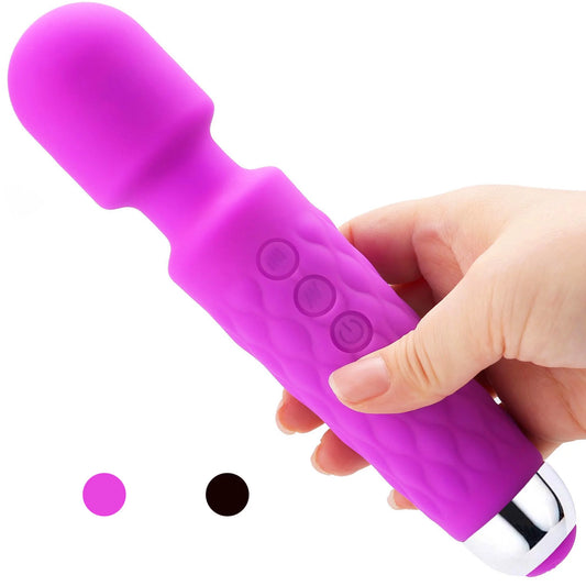 Wand Massager for Women, Rechargeable Handheld Massager for Neck Shoulder Back