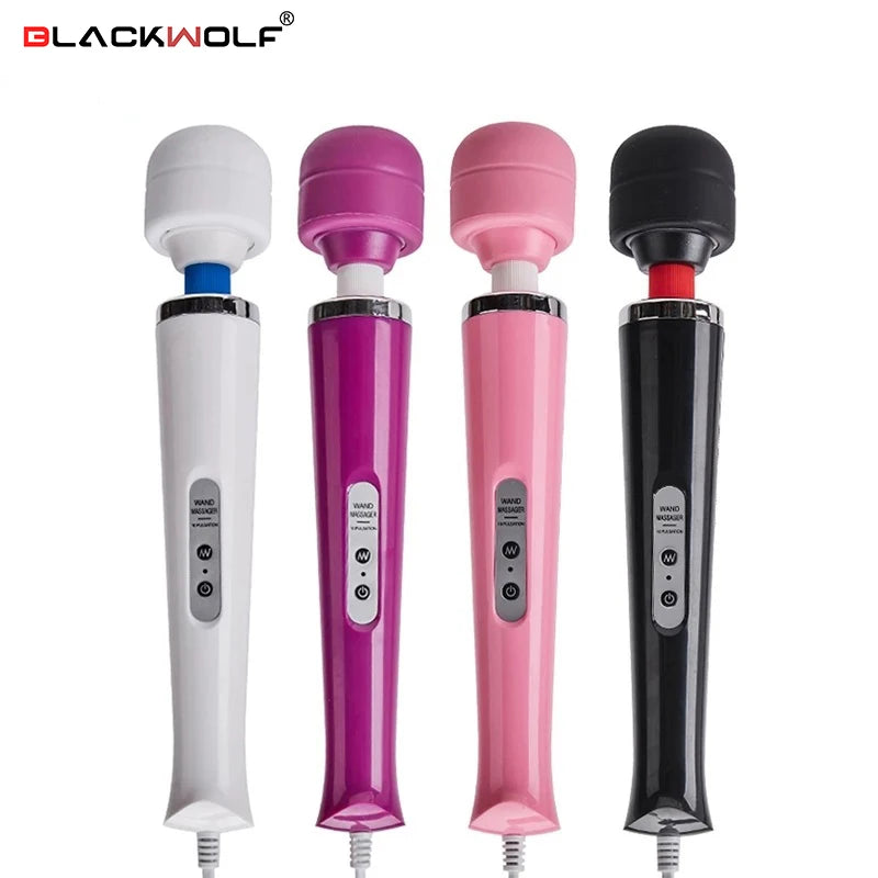 New 10 Speeds Magic Wand Massager Big Magic Wand Massage Stick AV Vibrators Sexy Clit Sex Toys for Women European Plug