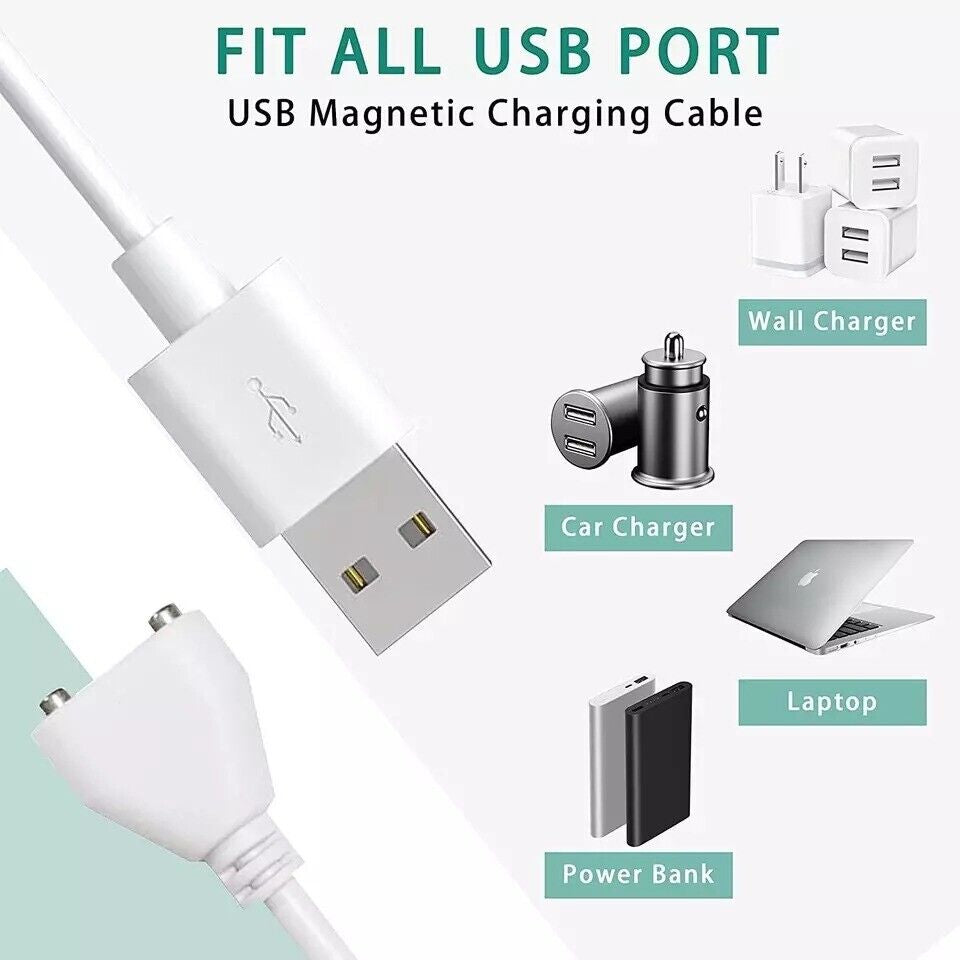 Rose Charger 2.6Ft Magnetic USB to DC Charger Cable Replacement