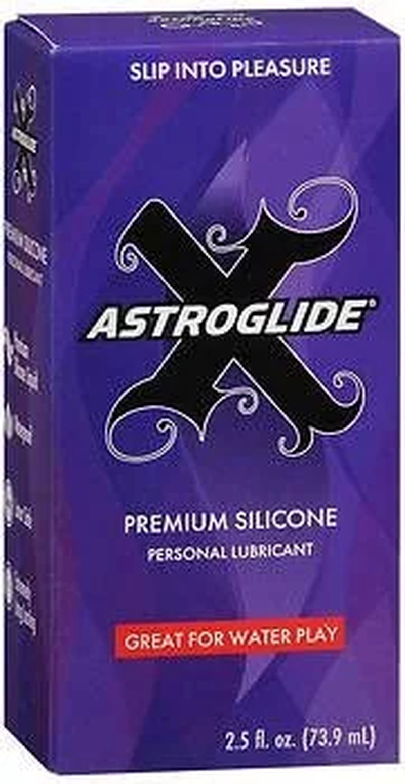 X Liquid, Premium Silicone Personal Lubricant, Waterproof Lube, Travel Friendly Size, 2.5Oz