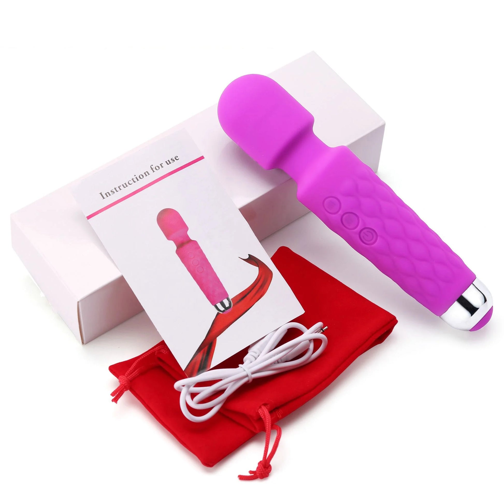 Wand Massager for Women, Rechargeable Handheld Massager for Neck Shoulder Back