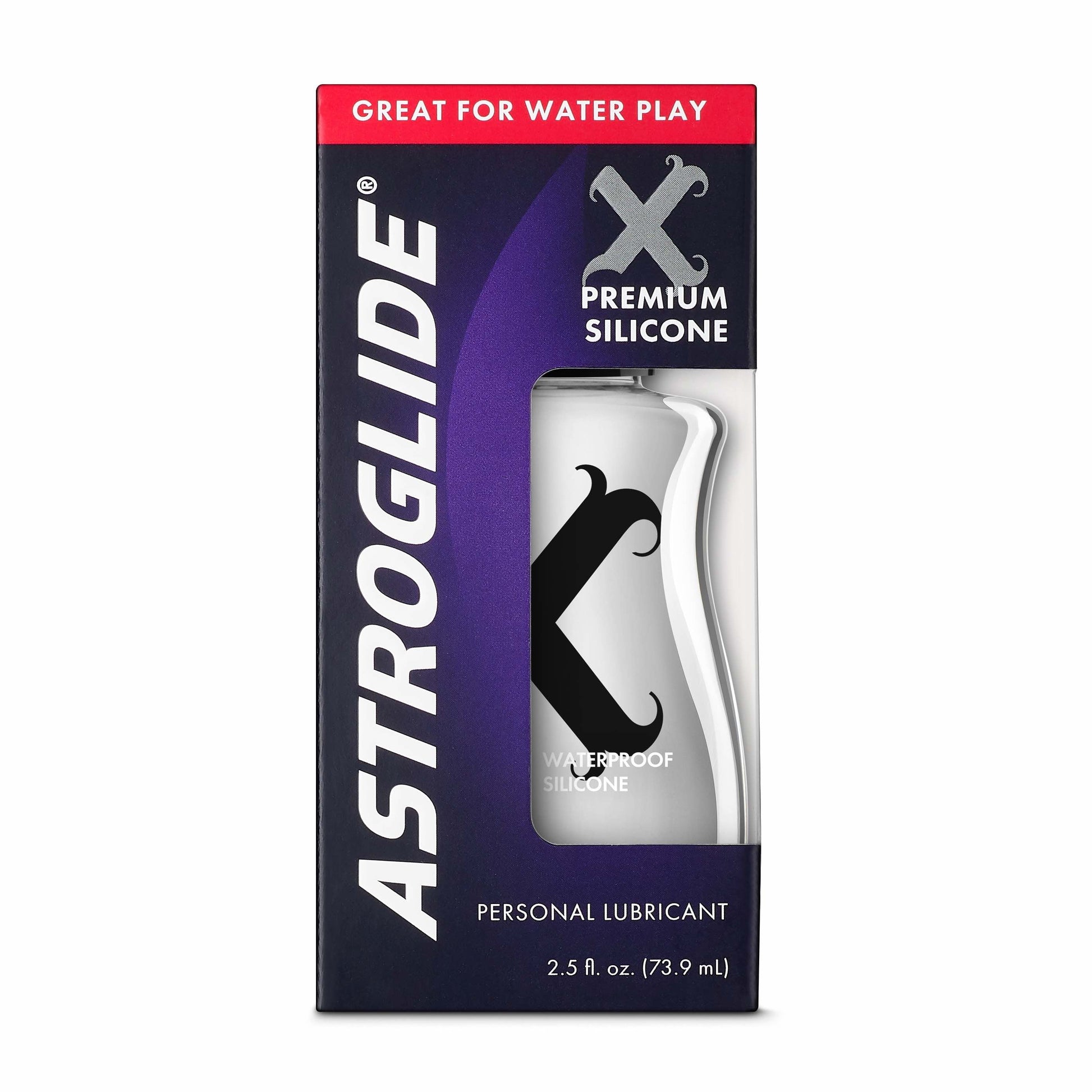 X Liquid, Premium Silicone Personal Lubricant, Waterproof Lube, Travel Friendly Size, 2.5Oz